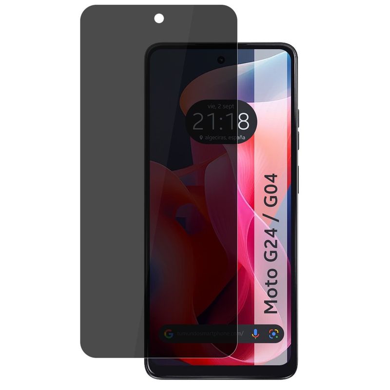 GENERICO - Protector Antiespia Privacidad en Hidrogel Motorola Moto G04  G04S