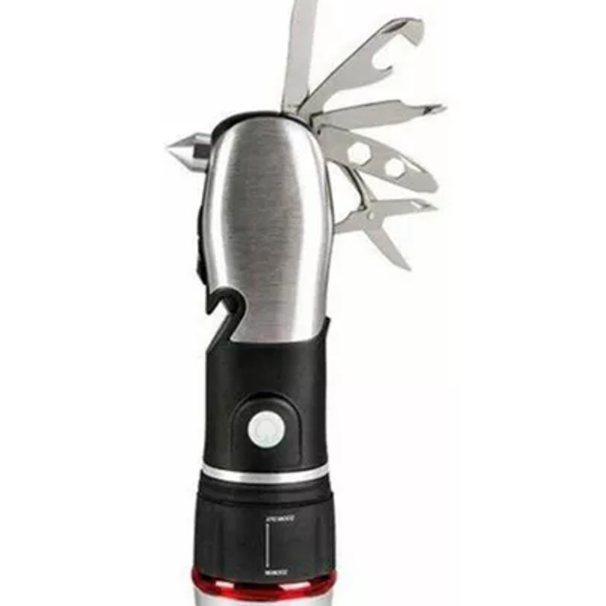 GENERICO - Linterna Led Táctica Herramienta 8en1 Multiusos Senderismo