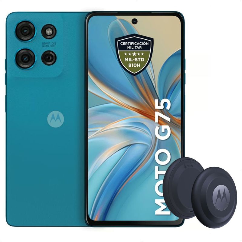 MOTOROLA - Celular Motorola Moto G75 5G 256GB 8GB Azl + Moto Tag Azl