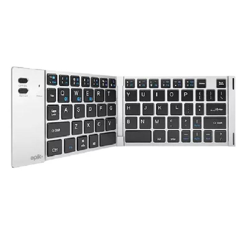 GENERICO - Teclado Inalambrico Plegable Recargable Bluetooth Portatil