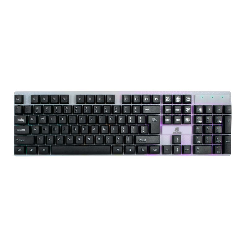 GENERICO - Combo Teclado y Mouse Gamer JEQANG JK1980 RGB Negro