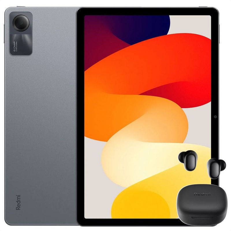 XIAOMI - Xiaomi Redmi Pad Se 128GB /4GB, 8mpx, Gris + Buds 6 Play Blk