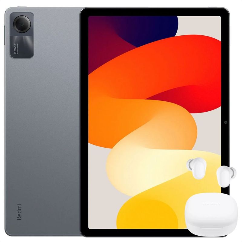 XIAOMI - Xiaomi Redmi Pad Se 128GB /4GB, 8mpx, Gris + Buds 6 Play Wht