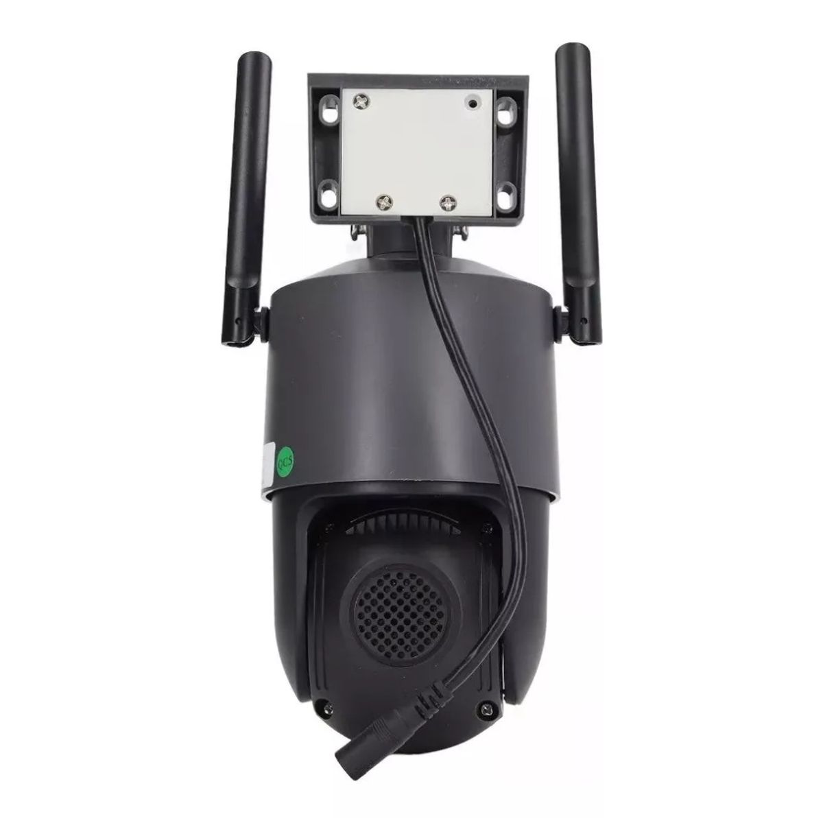 GENERICO - Camara De Seguridad Ptz Doble Lente Alta Definicion Exterior Color Gris Oscuro