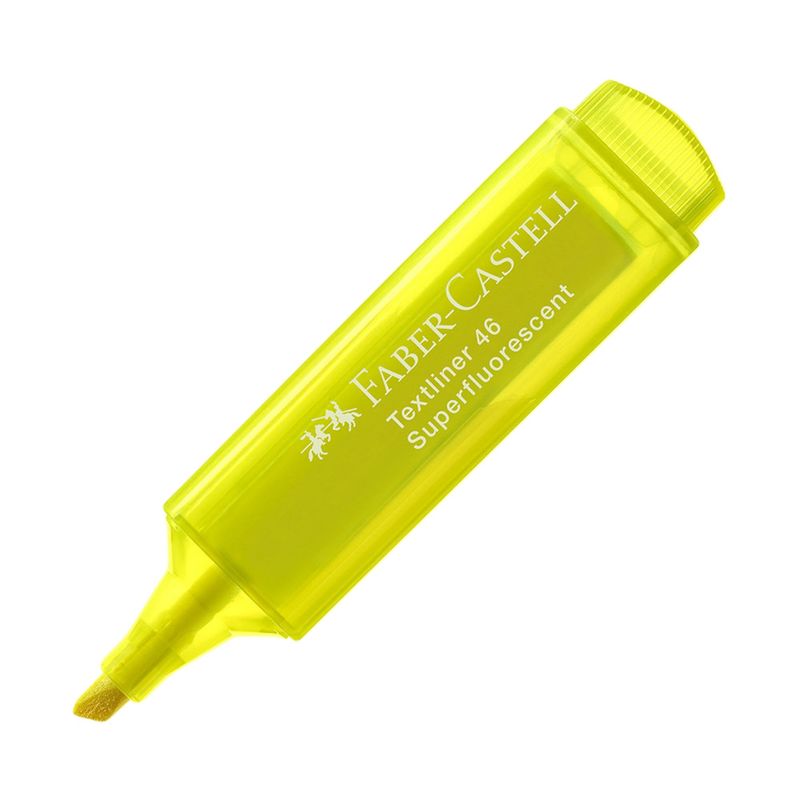FABER-CASTELL - Resaltador SuperFluor 46 Amarillo Faber Castell