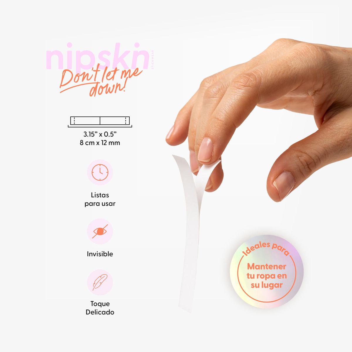 NIPSKIN - Kit de Cubre pezón Cinta para Ropa y Estuche - Nipskin®