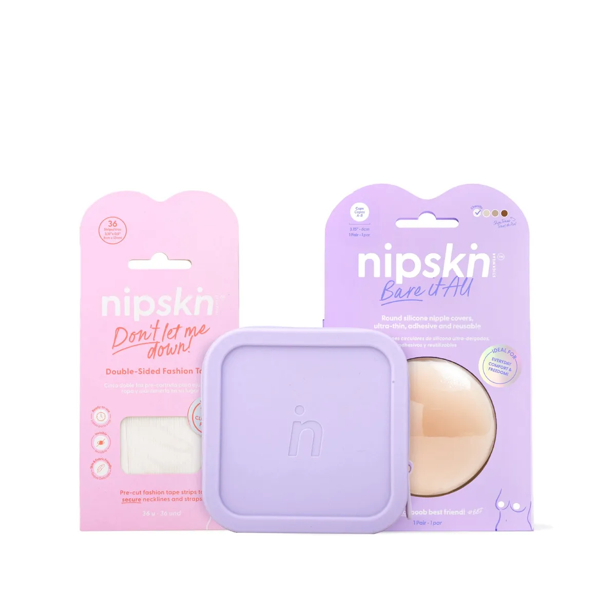NIPSKIN - Kit de Cubre pezón Cinta para Ropa y Estuche - Nipskin®