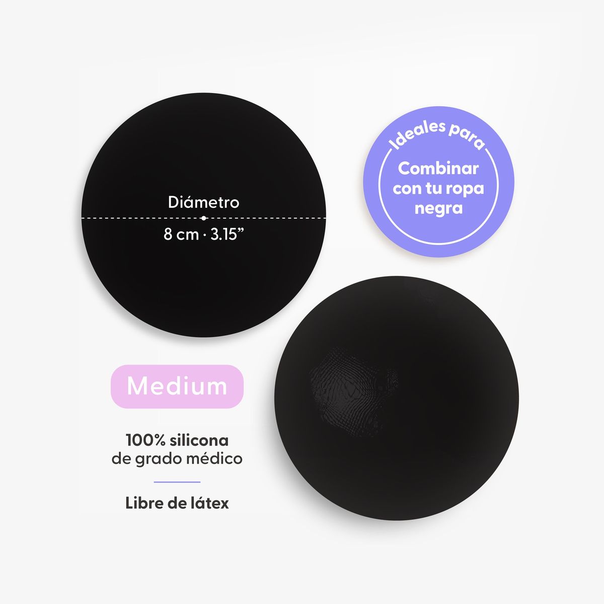 NIPSKIN - Cubre pezón de Silicona más estuche - Nipskin®