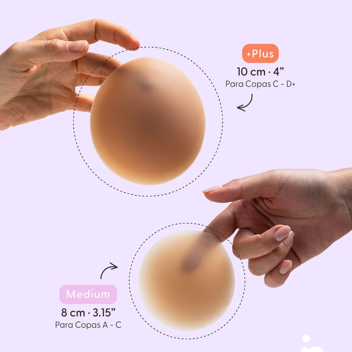 NIPSKIN - Cubre pezón de Silicona más estuche - Nipskin®