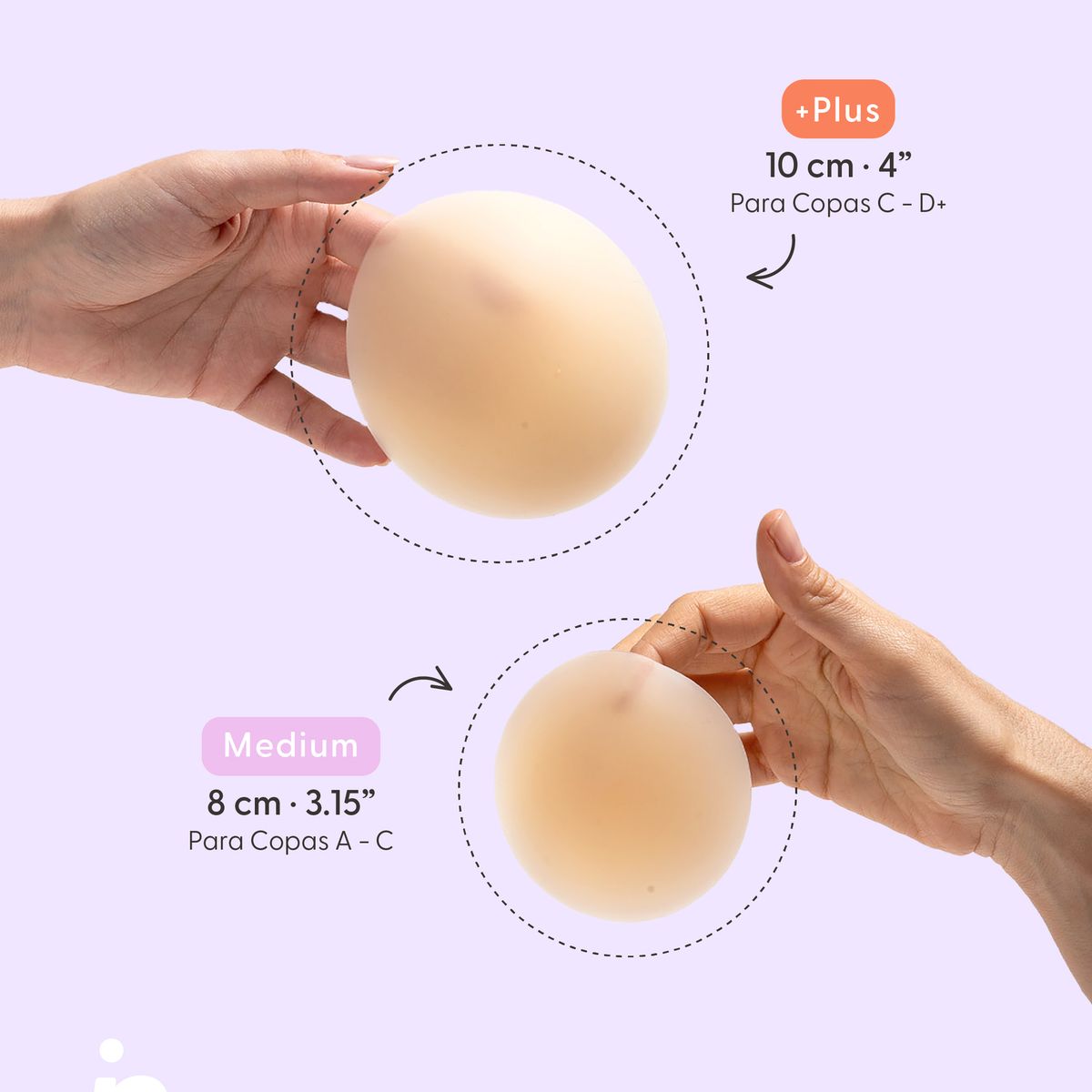 NIPSKIN - Cubre pezón de Silicona más estuche - Nipskin®