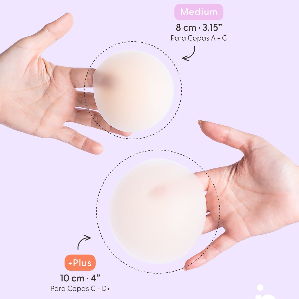 NIPSKIN - Cubre pezón de Silicona más estuche - Nipskin®