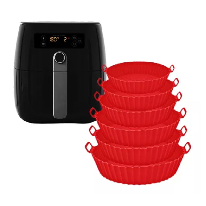 GENERICO - Moldes De Silicona Para Olla Freidora Reutilizable X6 Pcs