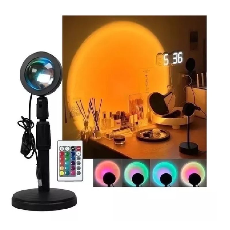 GENERICO - Lámpara Luz Led Proyectora Atardecer Decorativa
