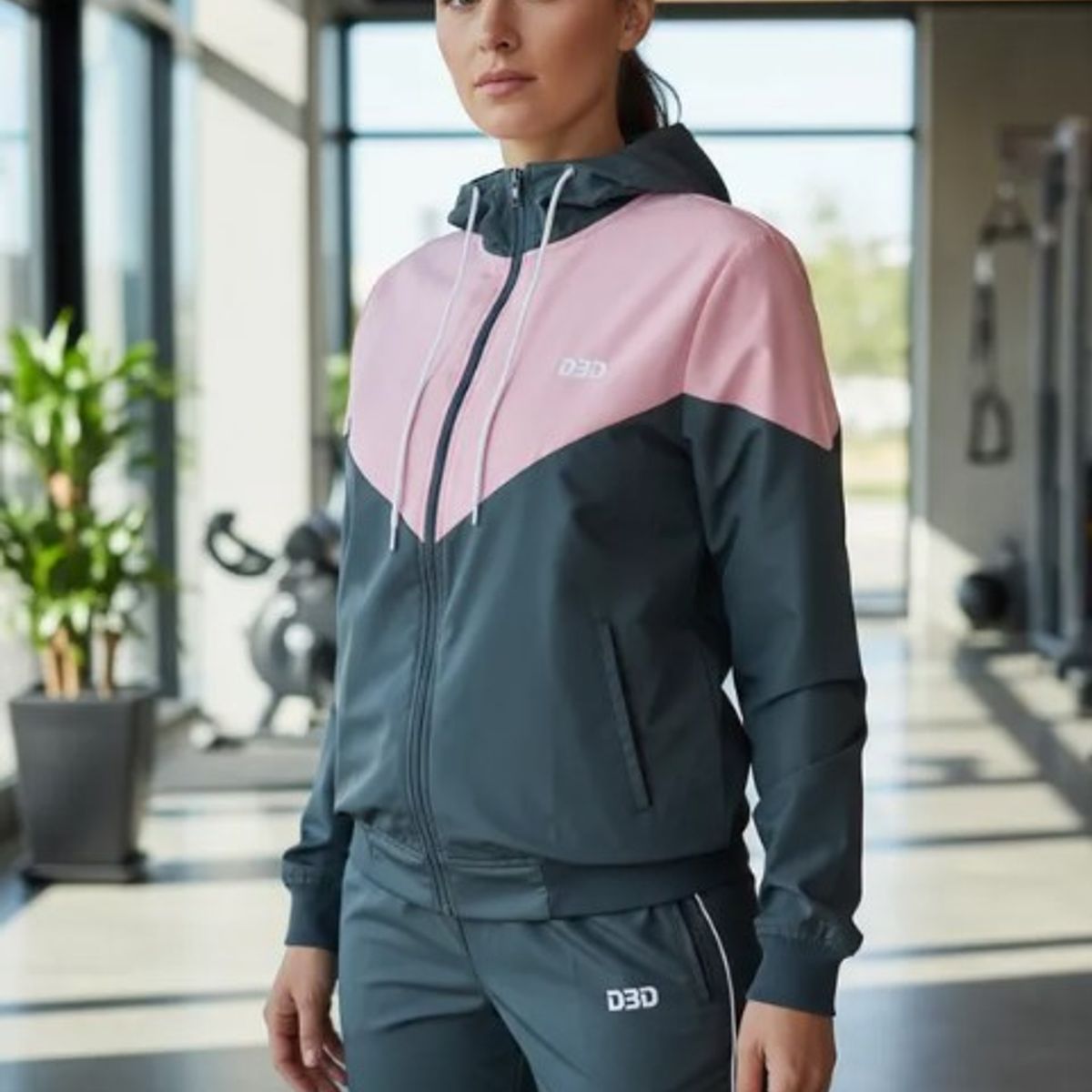 MODA EN CIRCUITO - Conjunto Deportivo o Sudadera para Mujer en Impermeable