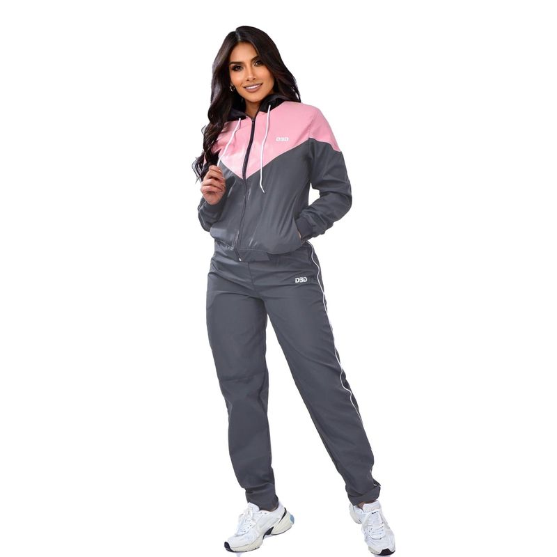 MODA EN CIRCUITO - Conjunto Deportivo o Sudadera para Mujer en Impermeable