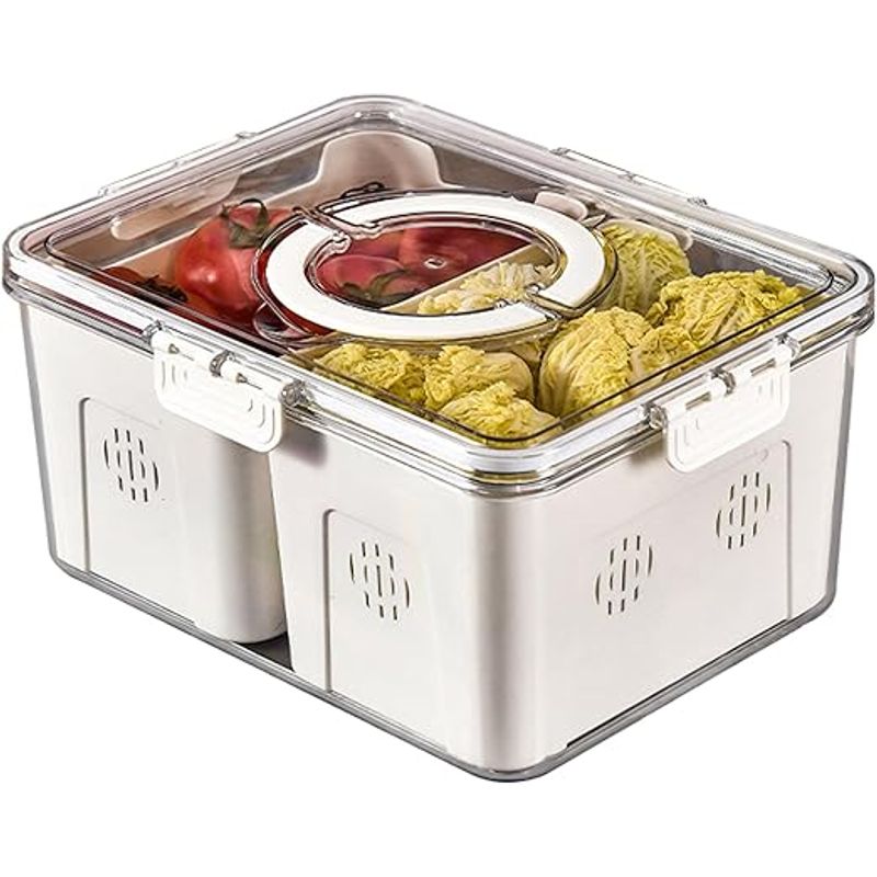 GENERICO - Set De Organizadores Transparentes Para Refrigerador