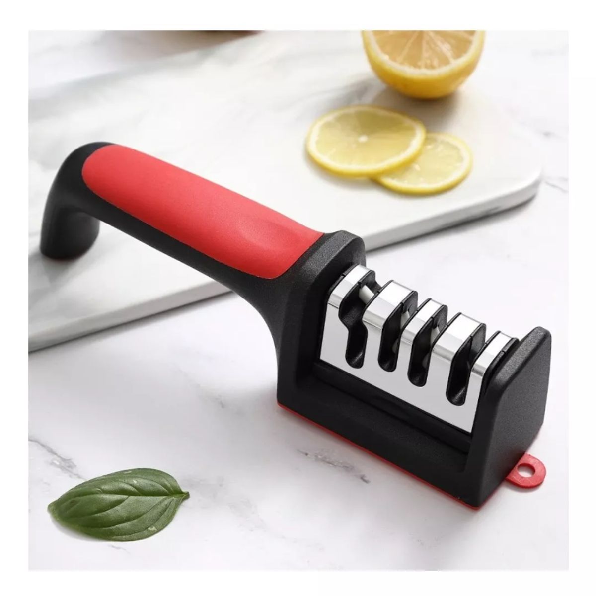 GENERICO - Afilador De Cuchillos Pro Diseño Ergonómico Y Multifuncional