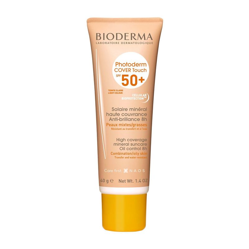 BIODERMA - Bloqueador Solar Photoderm Cover Touch Bioderma para Piel Grasa 40 ml