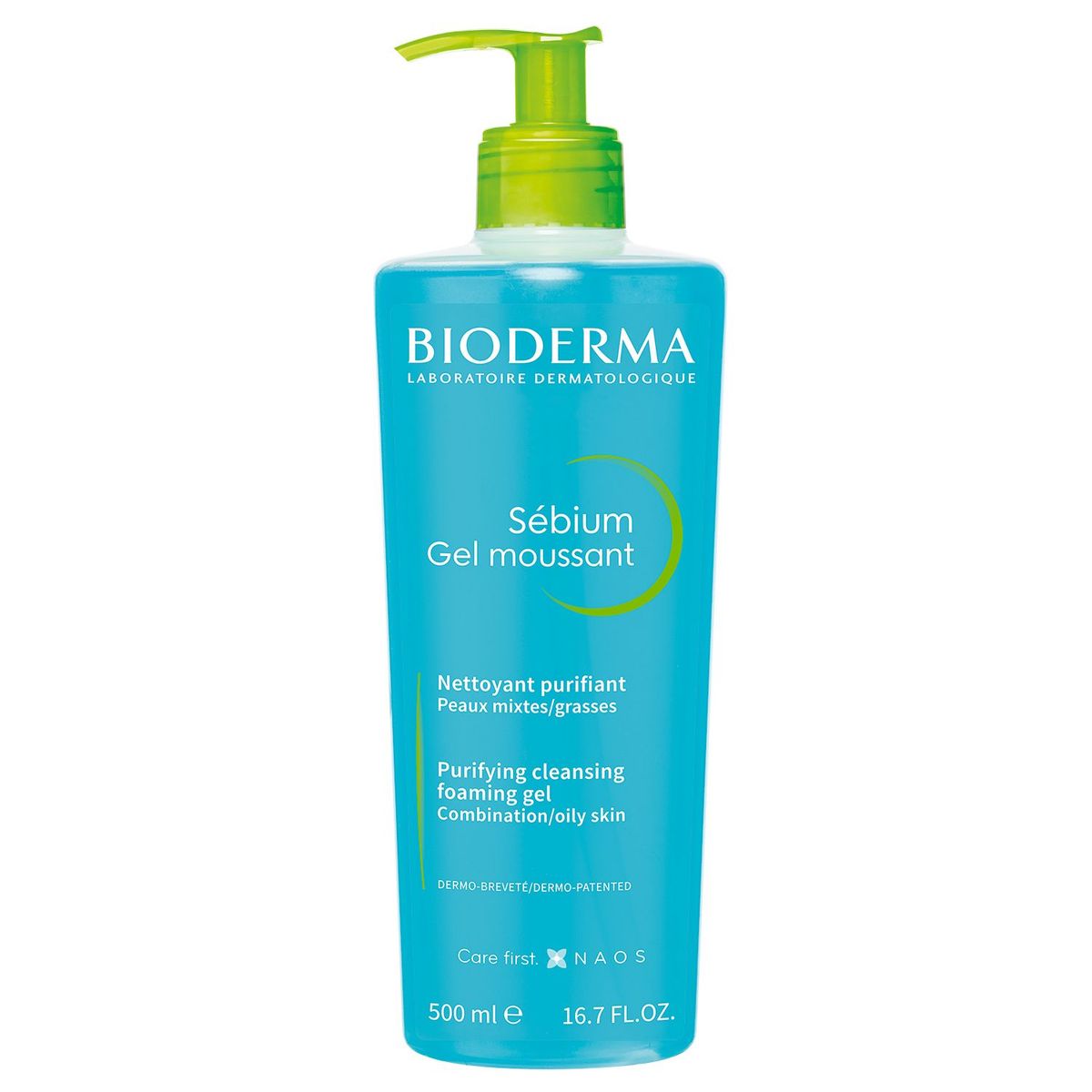 BIODERMA - Limpiador Sébium Gel Moussant Bioderma para Piel Mixta 500 ml