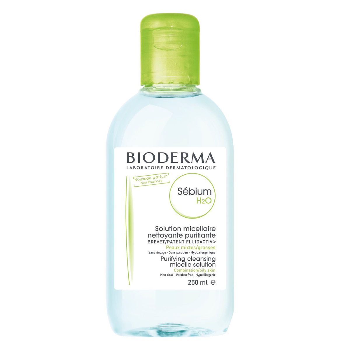 BIODERMA - Agua Micelar Sébium H20 Noche Bioderma para Piel Mixta 250 ml