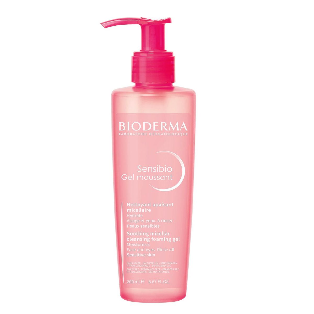 BIODERMA - Limpiador Sensbio Gel Moussant Bioderma para Piel Sensible 200 ml