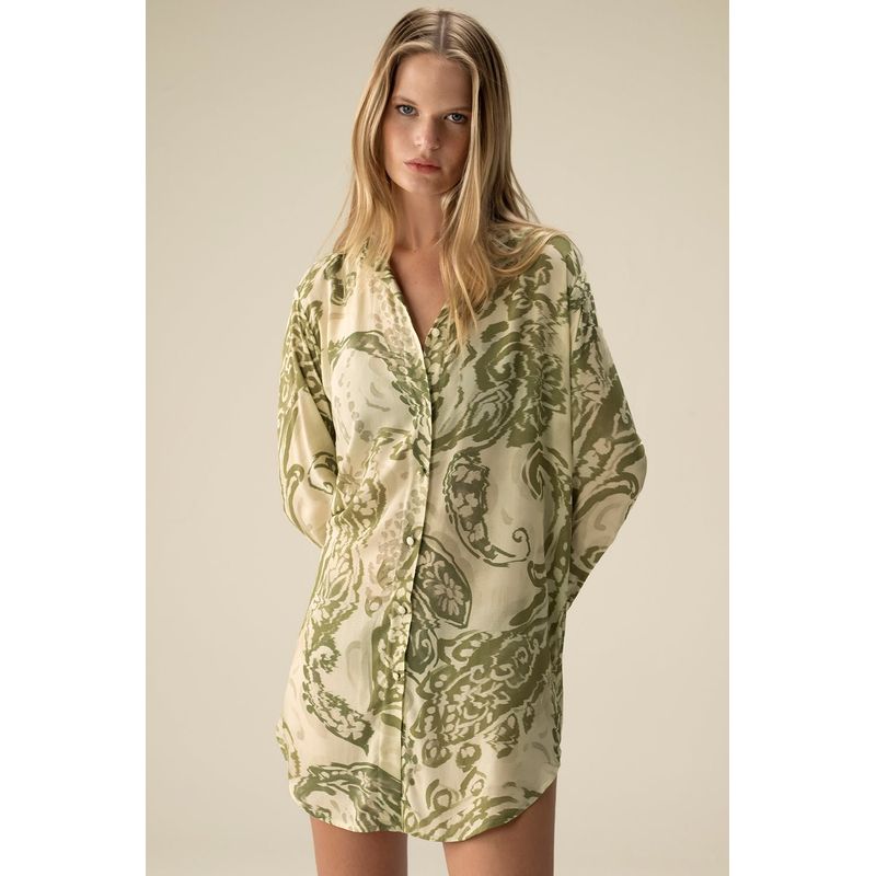 TOUCHE LINGERIE - CAMISÓN ESTAMPADO 0513052