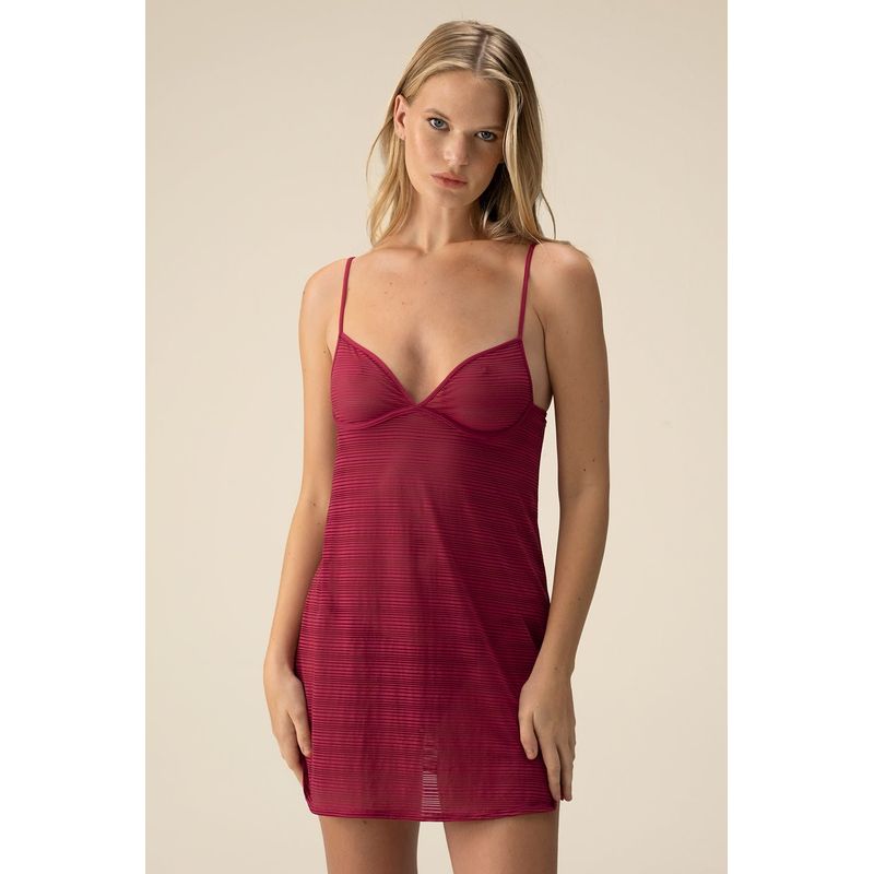 TOUCHE LINGERIE - BABYDOLL DE RAYAS CON ARO 0550052