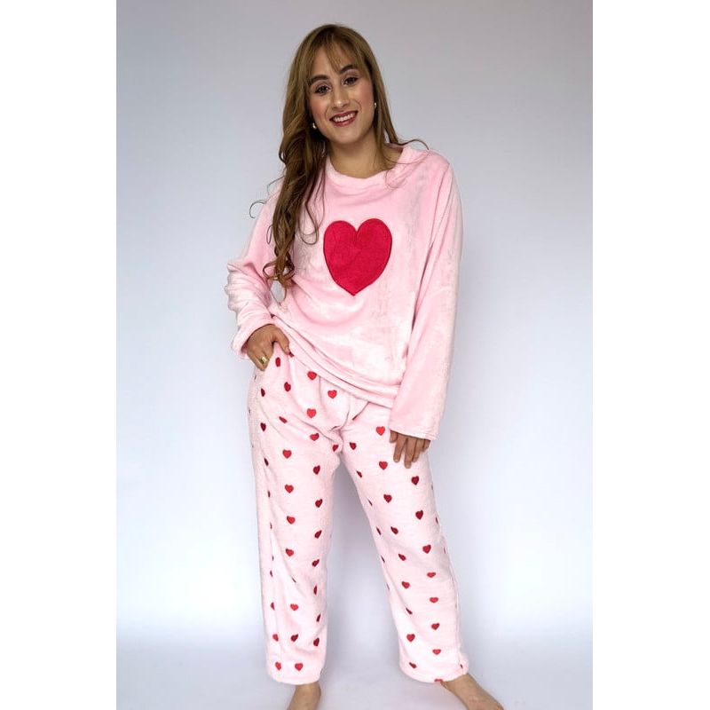 BY MORNING - Pijama Térmica Corazones 1657