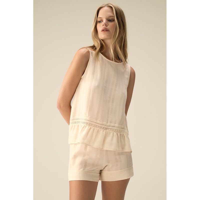 TOUCHE LINGERIE - PIJAMA SHORT DE RAYAS 0568052