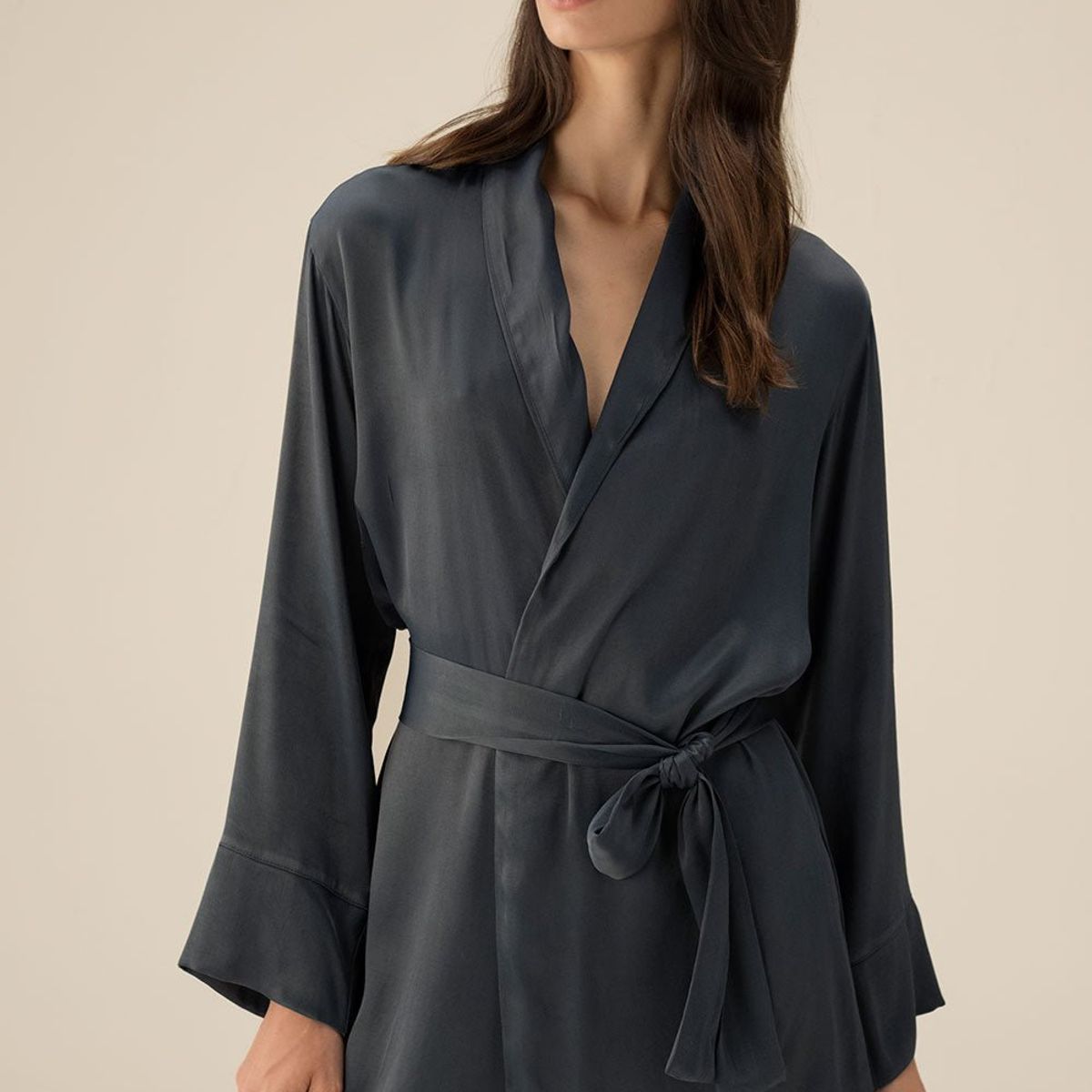 TOUCHE LINGERIE - KIMONO EN VISCOSA SATINADA 0583052