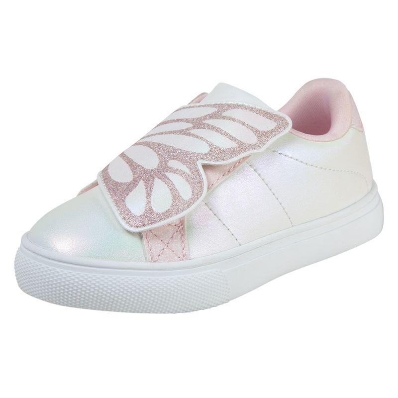 GENERICO - Zapatos Caules Millie Con Diseño De Mariposa Para Niña Blanco Brash 200055