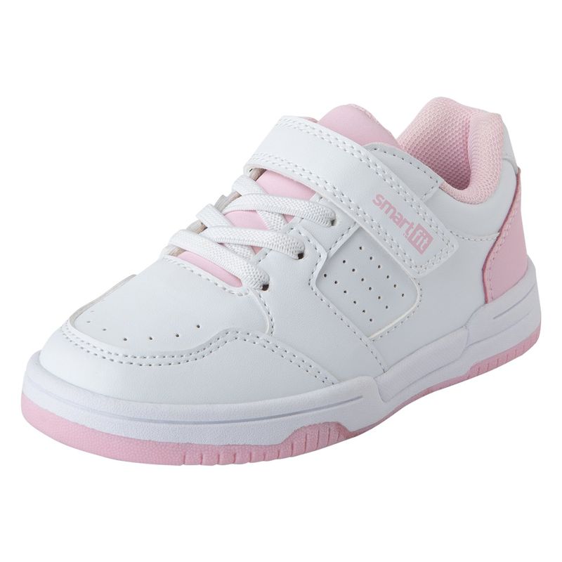 GENERICO - Zapatos Deportivos Court Para Niña Pequeña Blanco Smartfit 200232
