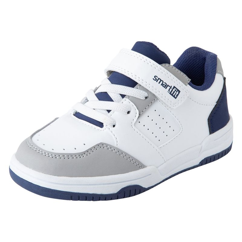 GENERICO - Zapatos Deportivos Court Para Niños Pequeños Blanco Smartfit 200233