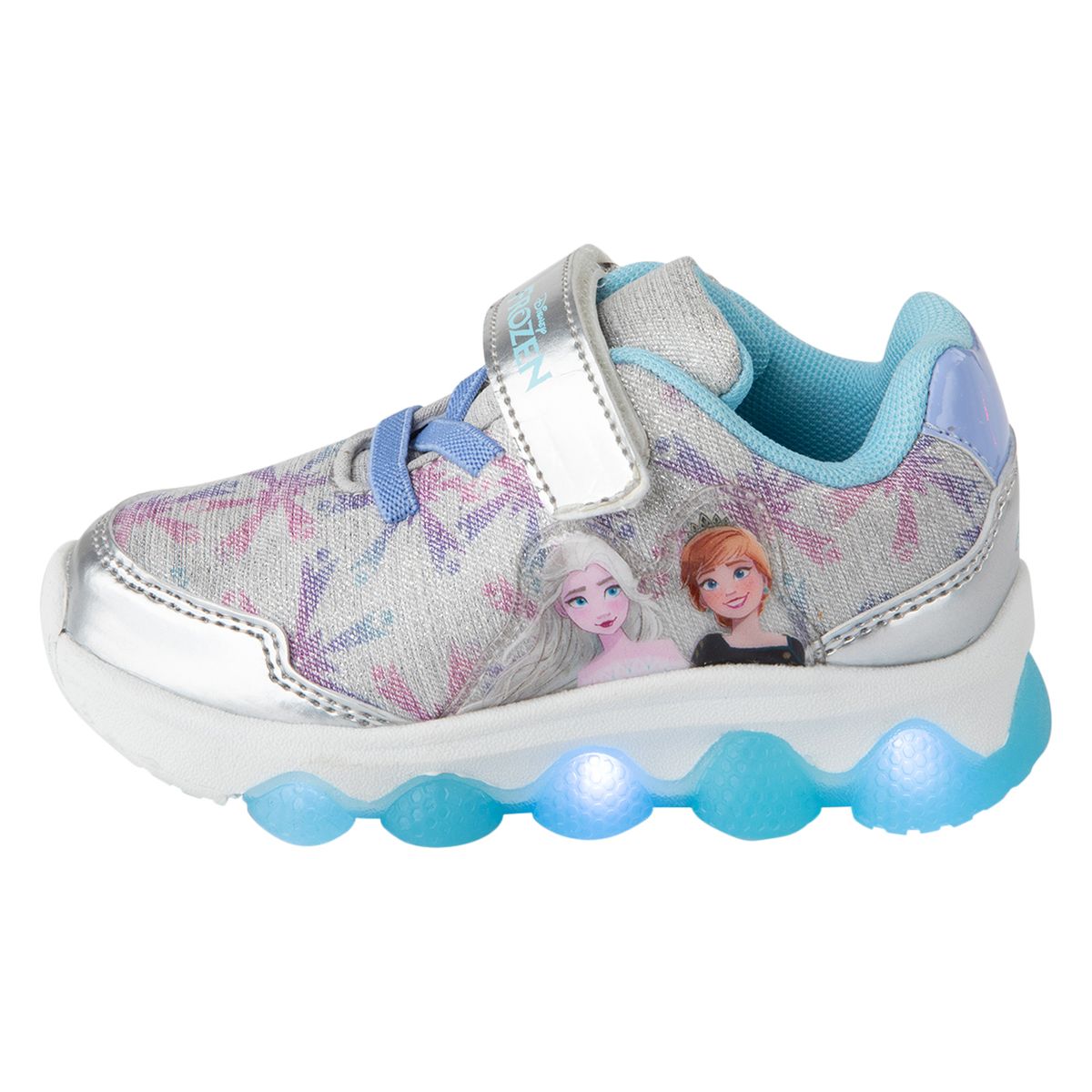 DISNEY - Zapatos Deportivos Con Diseño De Frozen Para Niña Pequeña Plateado Disney 200238