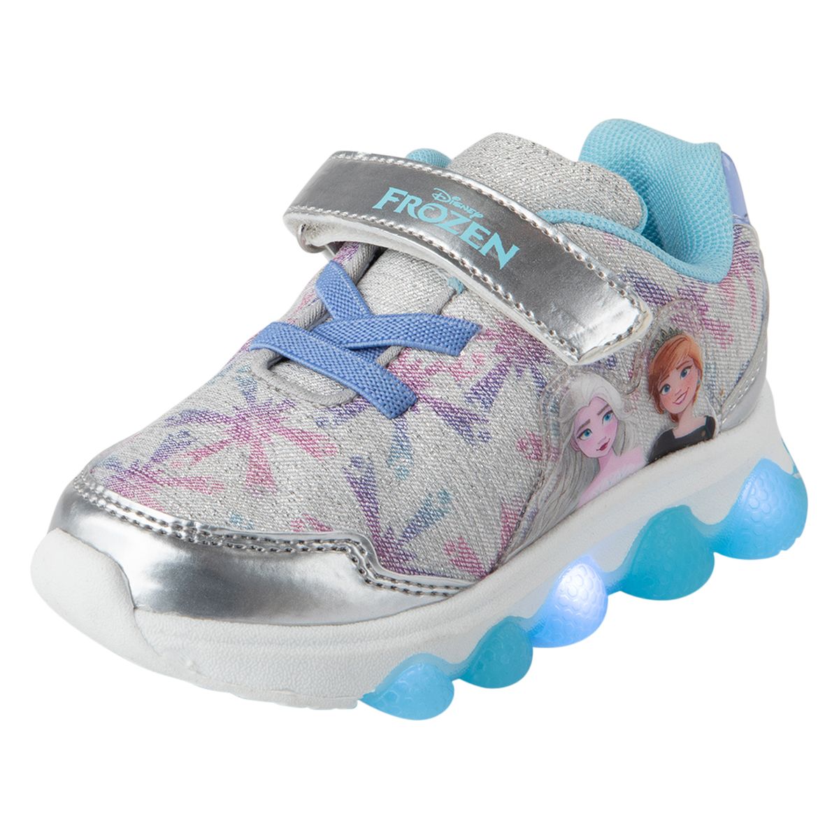 DISNEY - Zapatos Deportivos Con Diseño De Frozen Para Niña Pequeña Plateado Disney 200238