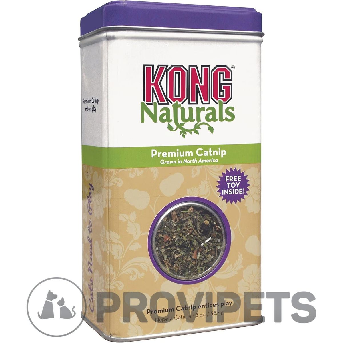 KONG COMPANY - Kong Gato Premium Catnip Naturals 2 Oz Duradero
