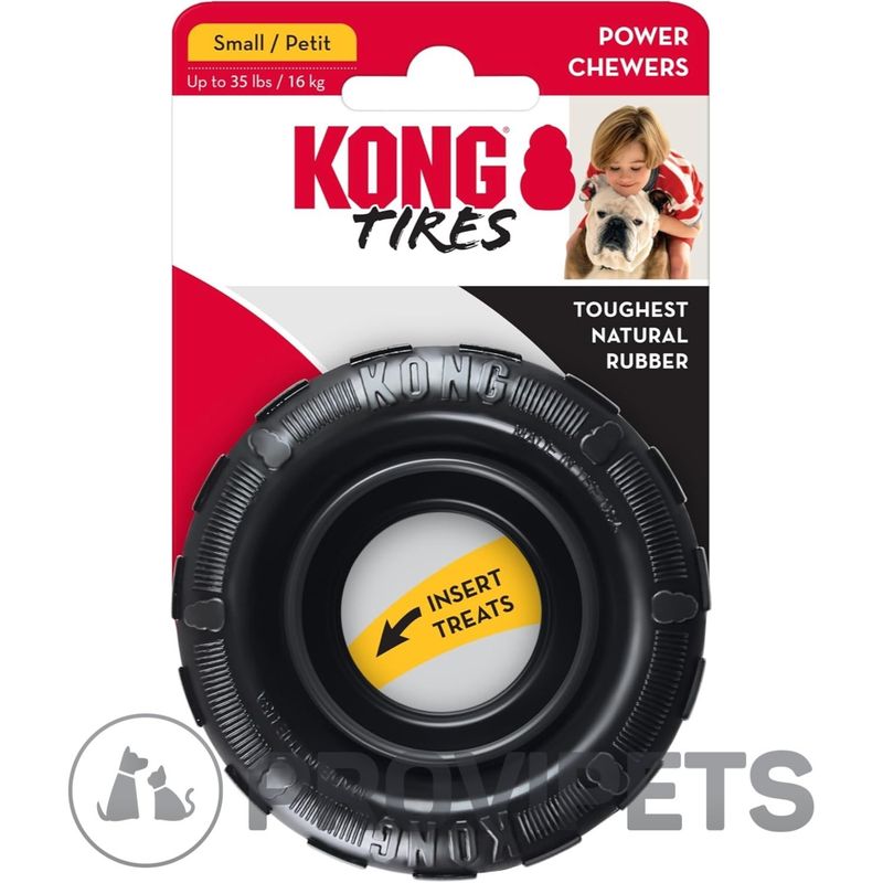 KONG COMPANY - Kong Perro Caucho Extreme Llanta Small