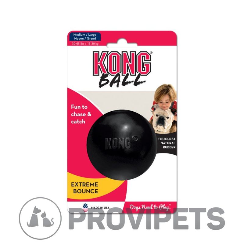 KONG COMPANY - Kong Perro Caucho Extreme Pelota Medium Large