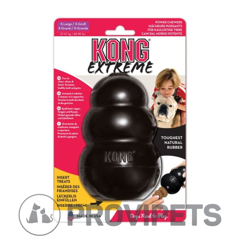 KONG COMPANY - Kong Perro Caucho Extreme Portapasabocas Extra Large