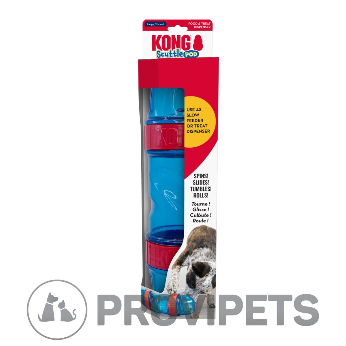 KONG COMPANY - Kong Perro Dispensador Scuttle Pod Large