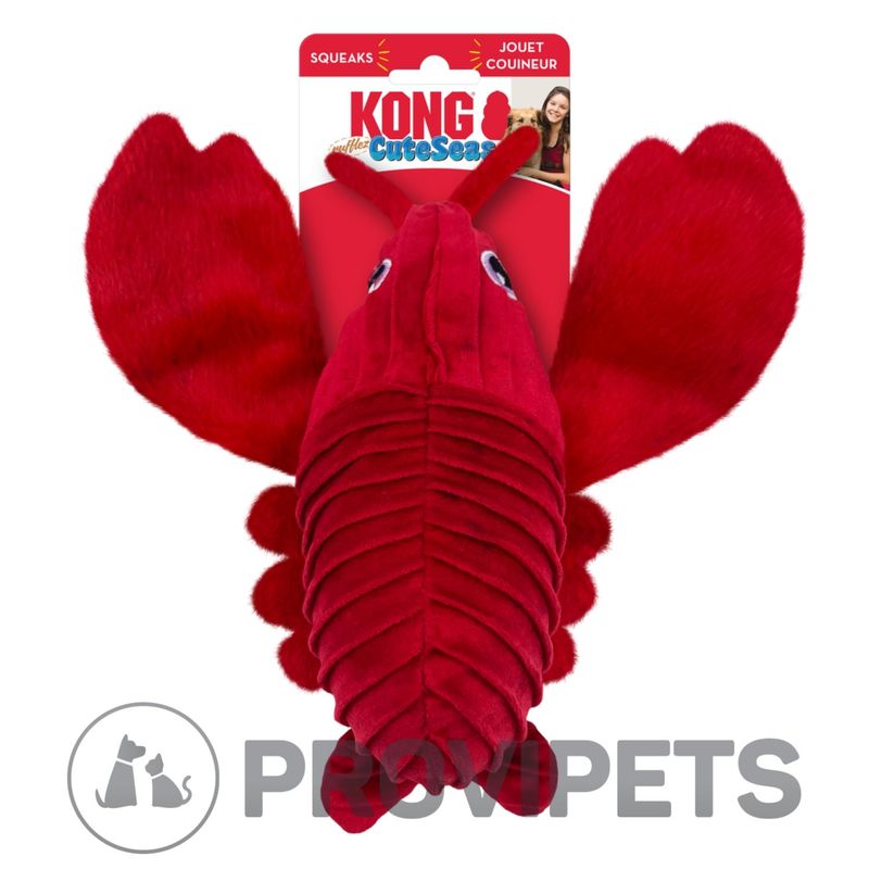 KONG COMPANY - Kong Perro Peluche Cuteseas Langosta Small Medium