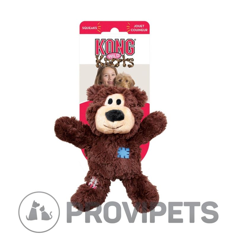 KONG COMPANY - Kong Perro Peluche Enlazado Oso Surtido