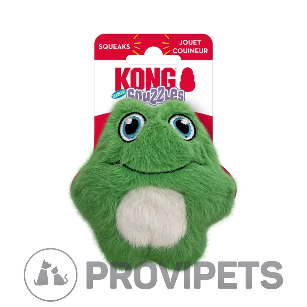 KONG COMPANY - Kong Perro Peluche Snuzzles Mini Sapo Xsmall