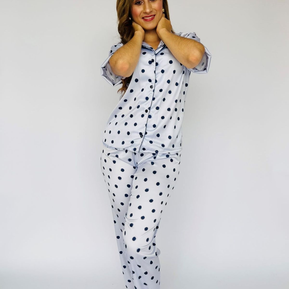 BY MORNING - Pijama satín pepas 1649