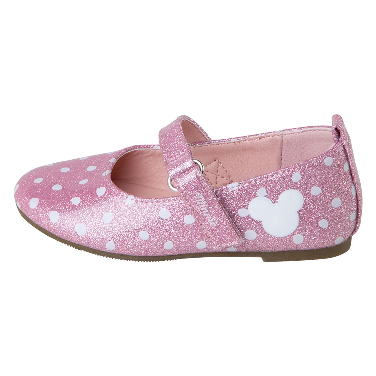 DISNEY - Zapatos Casusales Con Diseño De Minnie Para Niña Pequeña Rosa Disney 200297
