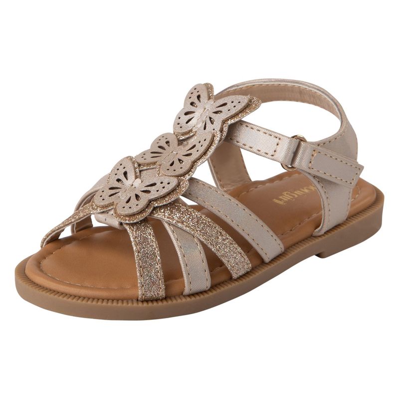 FIONI - Sandalias Cassie Con Diseño De Mariposa Para Niña Pequeña Dorado Fioni 200293