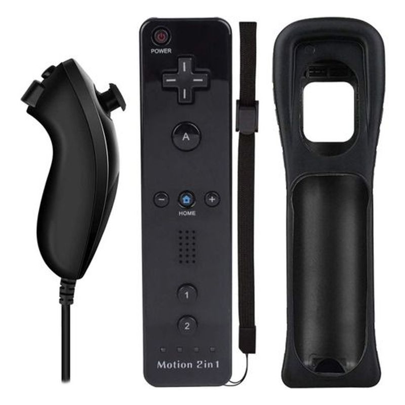 GENERICO - Control Remoto Wii + Nunchuck Set Completo