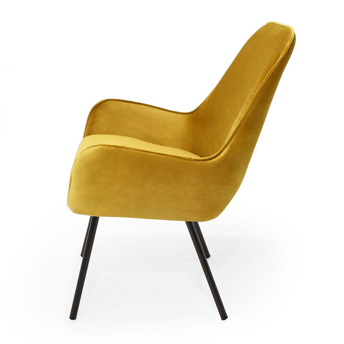 MICA - Poltrona Moderna en Tela Nepal 90 x 60 x 52 cm Mica