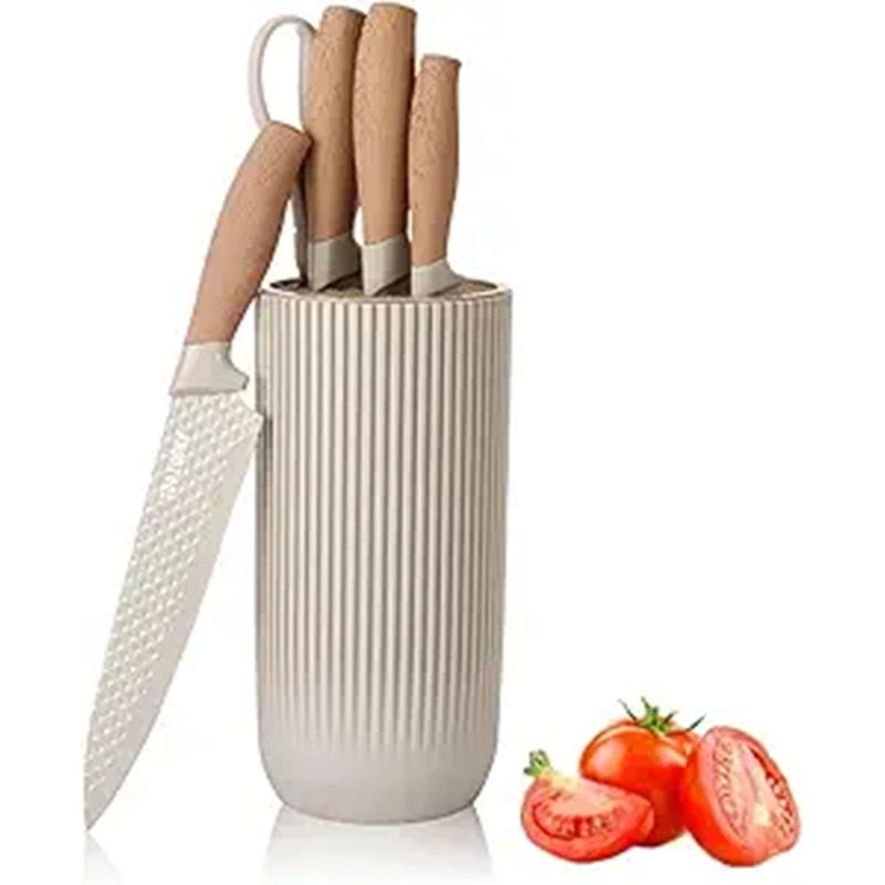 GENERICO - Juego De Cuchillos De Cocina X6 Piezas
