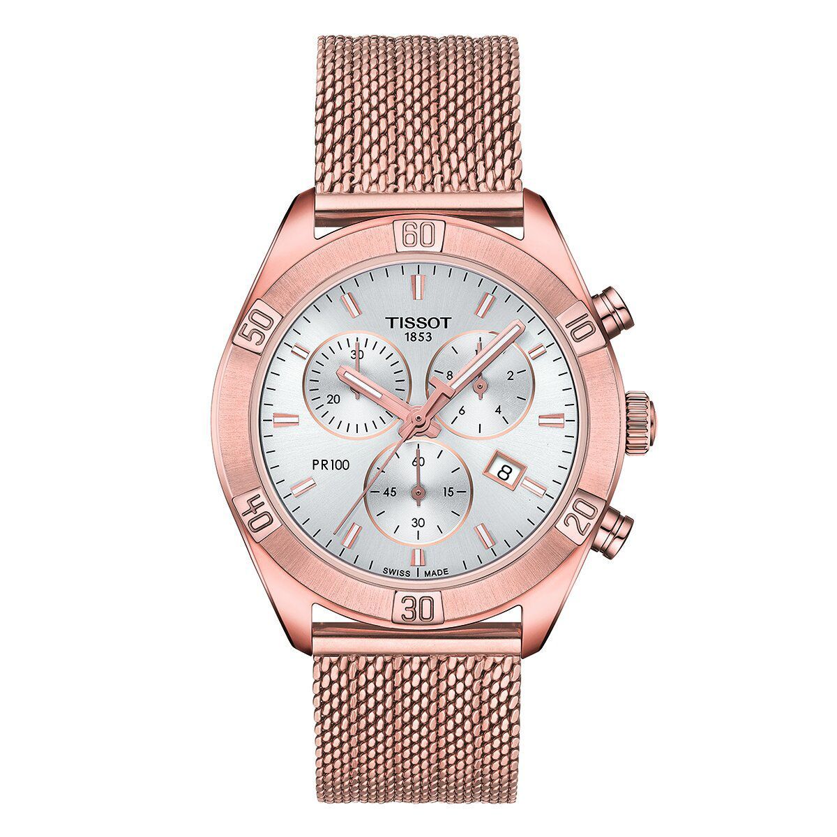 TISSOT - Reloj mujer tissot pr 100 sport chic chronograph